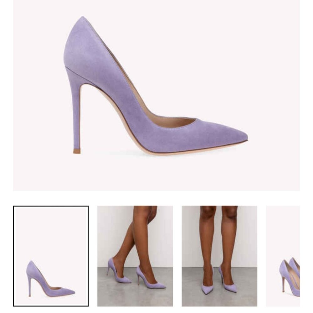 Gianvito Rossi 105 Lavender- Size 38.5